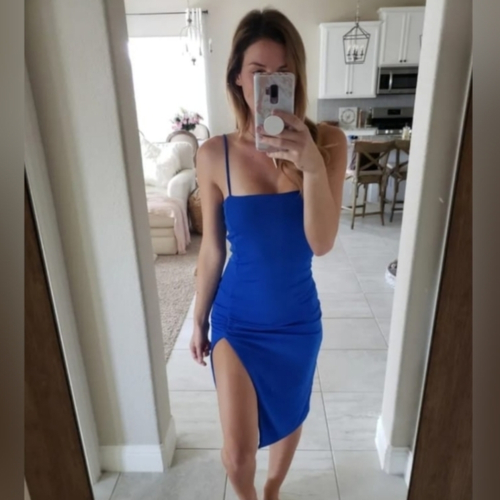 048 FLETCH VALENTINA RIB BODYCON DRESS